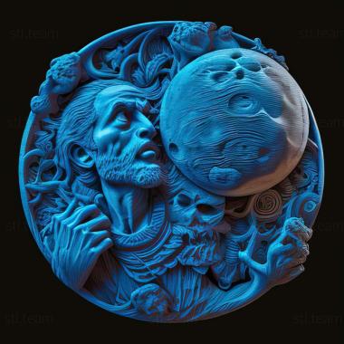 3D модель Однажды в Blue Moon Nuoh и GS Ball (STL)